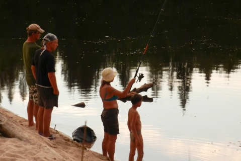 Ловим рыбу на Лухе